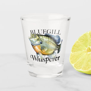 Bluegill Whisperer Shot Glass