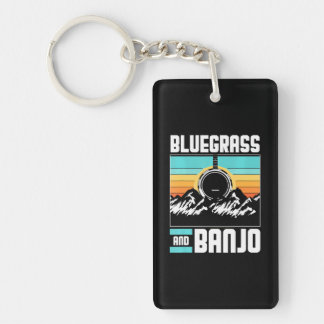 Bluegrass And Banjo Keychain
