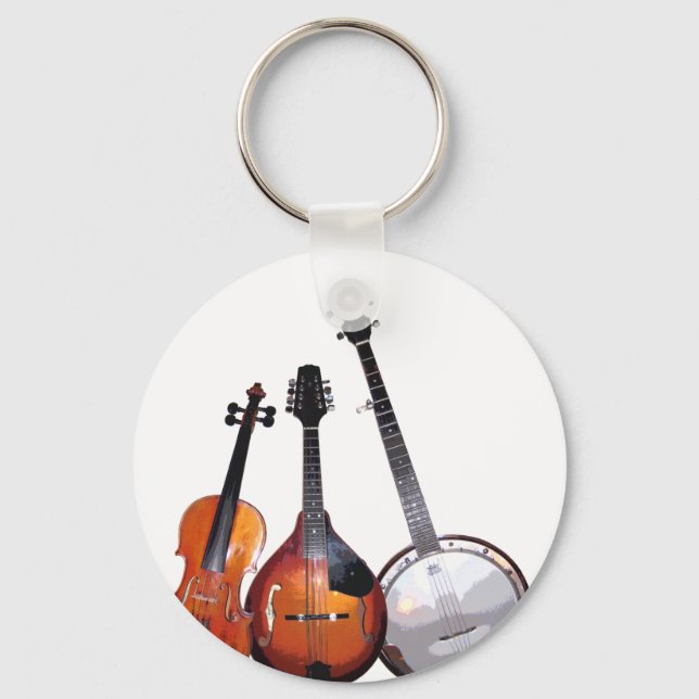 Bluegrass Band Keychain (Front)