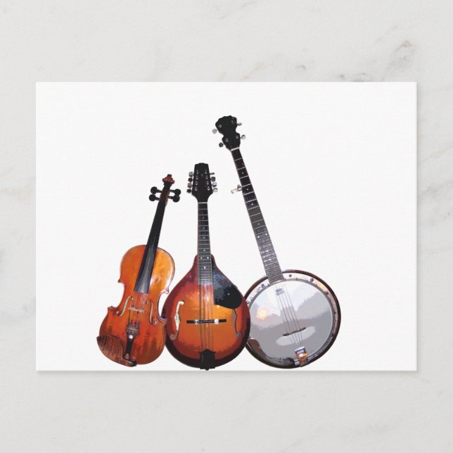 Bluegrass Band Postcard (Front)