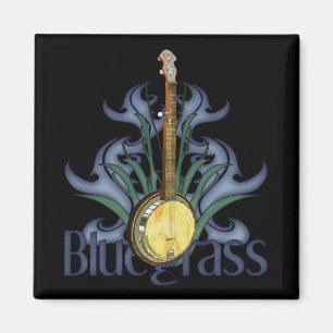 Bluegrass Banjo Design Magnets