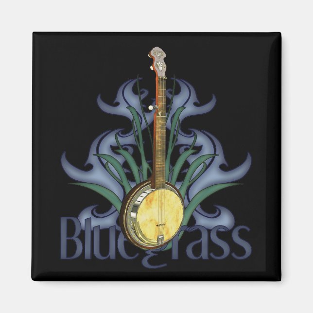 Bluegrass Banjo Design Magnets (Devant)