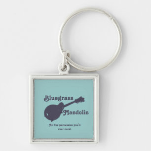 Bluegrass Mandolin - All the Percussion You Need Keychain