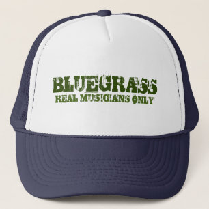 Bluegrass Real Musicians Only Trucker Hat
