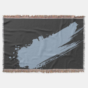 BlueHaze Noir Throw Blanket