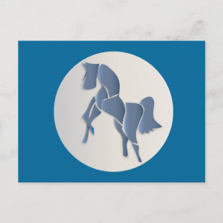 Bluehorse Postcard