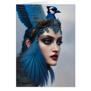 Bluejay Goddess Toutes les occasions Carte de voeu