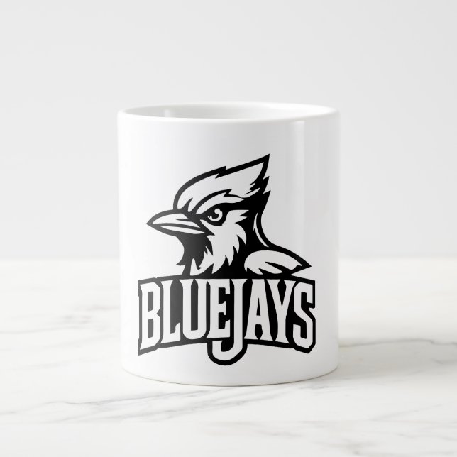 Bluejays Sports Team Mug Gift Baseball, Bas (Devant)