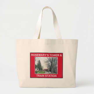 BLUEMONT VIRGINIA MILL AND TRAIN STATION LARGE TOTE BAG