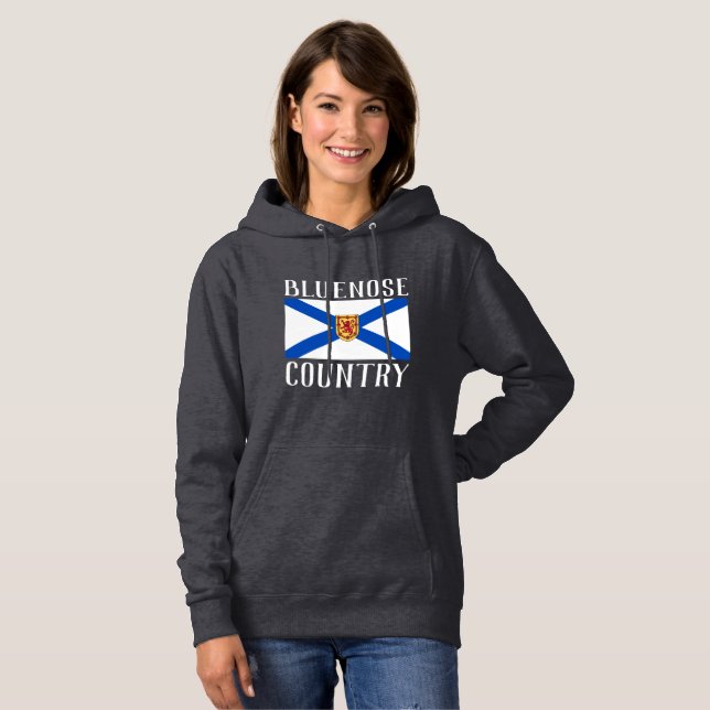 Bluenose Country East Coast Nova Scotia T-Shirt Hoodie (Front Full)