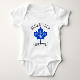 Bluenoser Lifestyle Maple leaf 902 Eh !  Baby Bodysuit