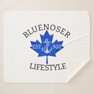 Bluenoser Lifestyle Maple leaf 902 Eh ! Sherpa Blanket