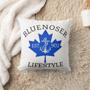 Bluenoser Lifestyle Maple leaf 902 Eh !  Throw Pillow