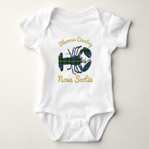 Bluenoser Nova Scotia 902 Tartan lobster shirt