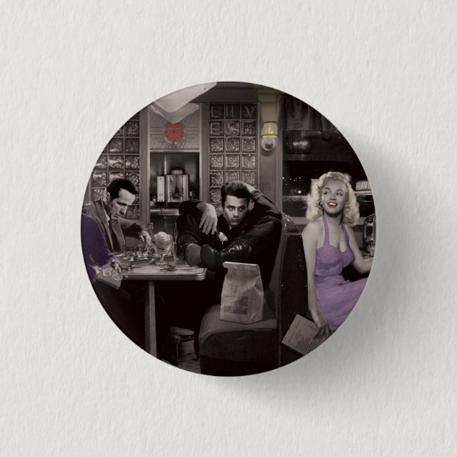 Blueplate 2 1 inch round button (Front)