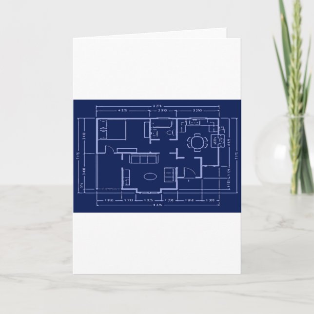 blueprint - house plan card (Front)