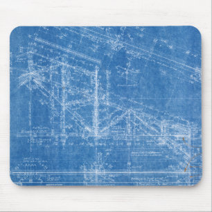 blueprint texture pattern architecture building bl mouse pad