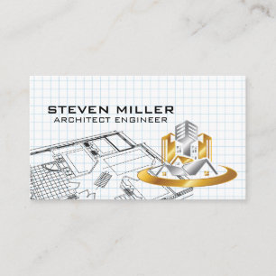 Blueprints   Architect Logo   Home Properties Business Card