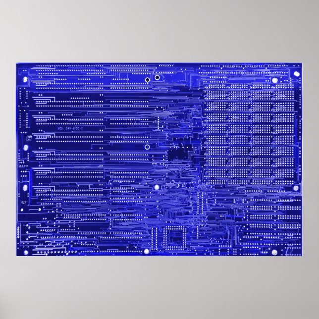 blueray - electronic circuit board poster (Front)