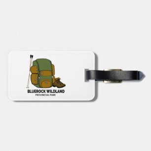 Bluerock Wildland Provincial Park Backpack Luggage Tag