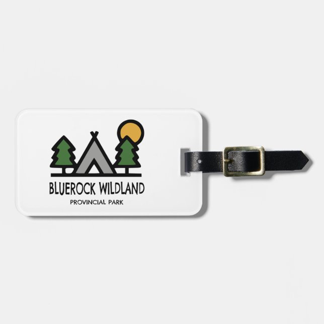Bluerock Wildland Provincial Park Luggage Tag (Front Horizontal)