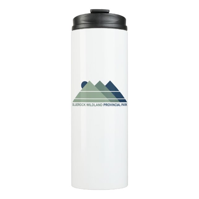 Bluerock Wildland Provincial Park Mountain Sun Thermal Tumbler (Front)