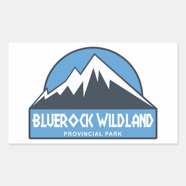 Bluerock Wildland Provincial Park Sticker (Front)