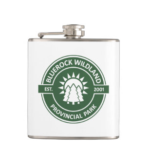 Bluerock Wildland Provincial Park Sun Trees Hip Flask