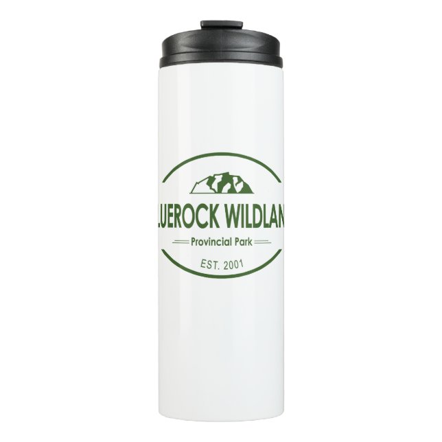 Bluerock Wildland Provincial Park Thermal Tumbler (Front)