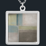 Blues at Dusk II Silver Plated Necklace<br><div class="desc">Home Décor</div>