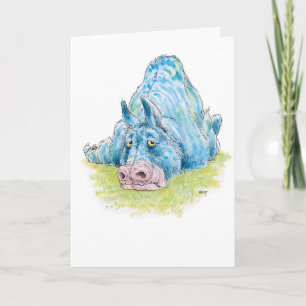 Blues Beast Greeeting Card