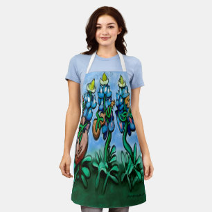 Blues Bonnets Apron