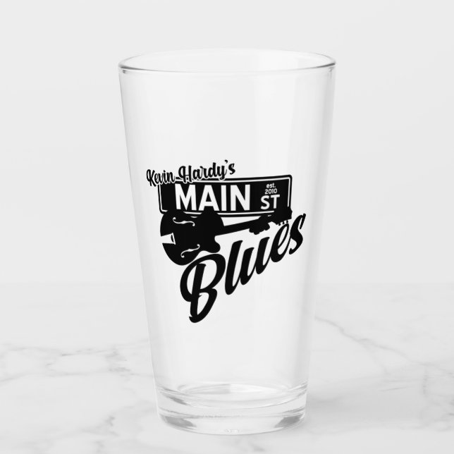Blues de la rue principale Verre de bière (Devant)
