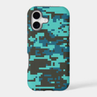Blues Digital Camo Pattern