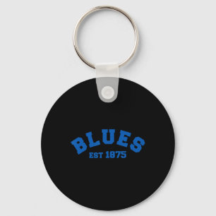 Blues Established In 1875 Footbyll Soccer Fans Clu Keychain