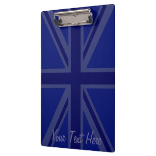 Blues for a Union Jack British Flag Clipboard