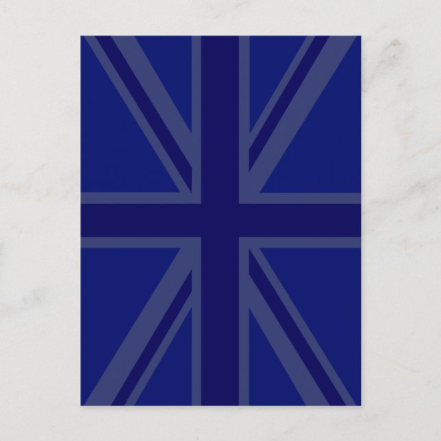 Blues for a Union Jack British Flag Postcard (Front)