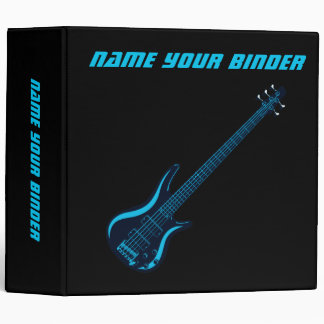 Blues Guitar Personalized Music Binder
