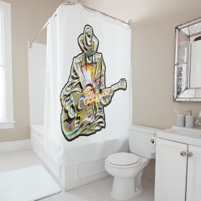 Blues Guitarist – Feel the Music Art (In Situ)
