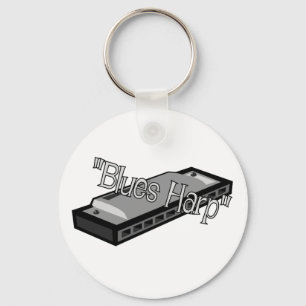 Blues Harp Keychain