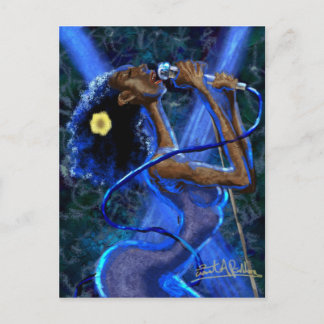 Blues in Rhapsody Postcard