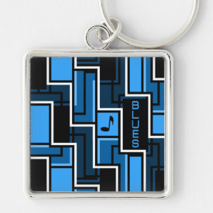 Blues key chain, premium large keychain