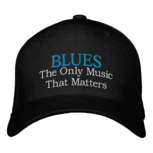 Blues Music Casquette brodé