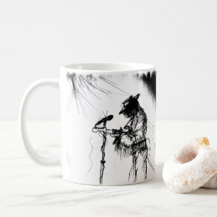 Blues Music Live Band Guitar Sketch Art Coffee Mug