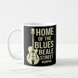 Blues Musician Home Of The Blues Beale Street Memp Coffee Mug