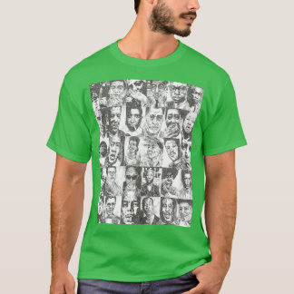 Blues Musicians Collection Print Graphic  T-Shirt
