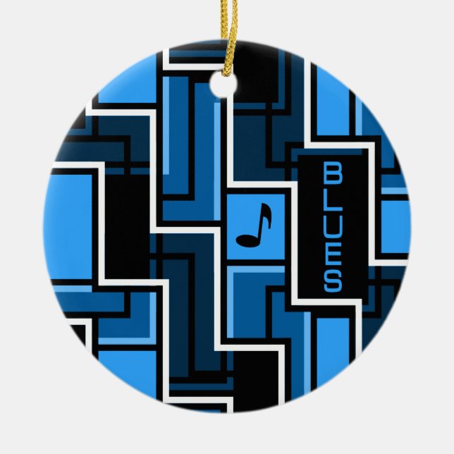 Blues ornament - customize (Front)