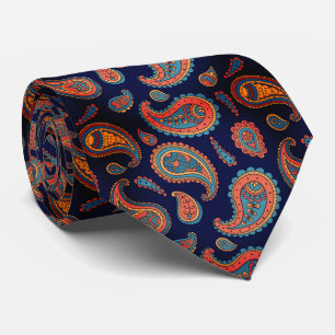 Blues & Paisley Tie