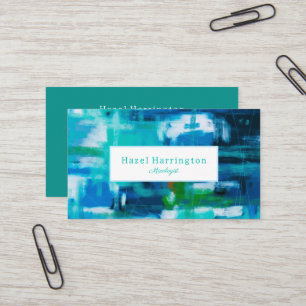 Blues personnalisables pour Carte de visite de pei