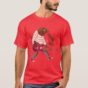 Blues Playing Bear T-Shirt